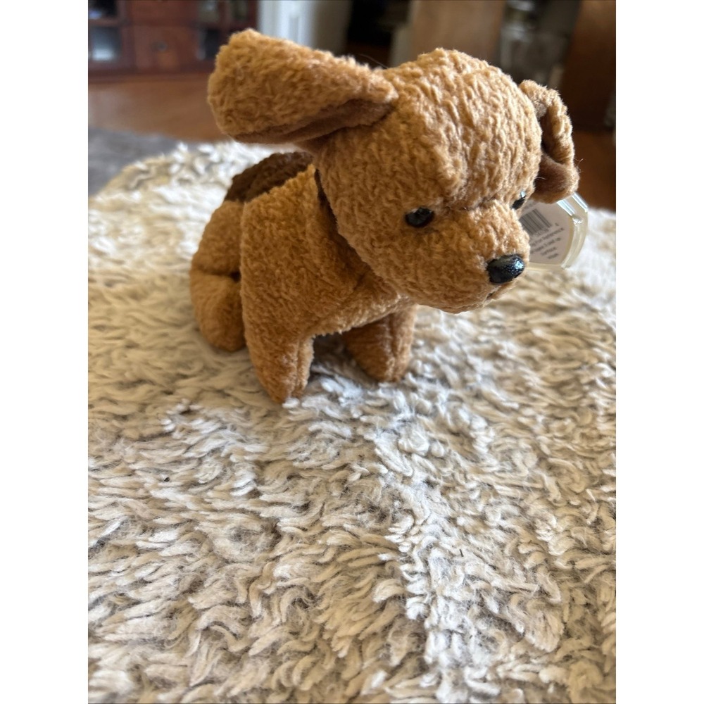 TY Beanie Baby - TUFFY‎ the Dog (6.5 inch) - MWMTs Stuffed Animal Toy